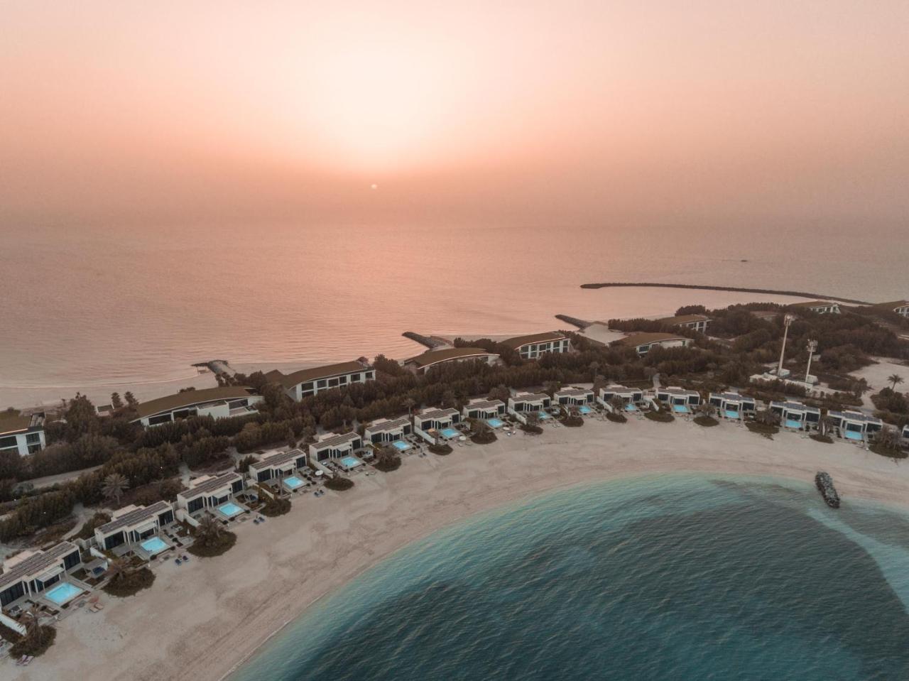 Hotel Nurai Island, Saadiyat Abu Zabi Zewnętrze zdjęcie Aerial view of the resort